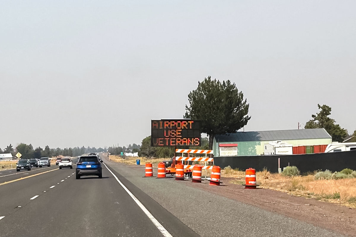 Variable Message Signs along US 97