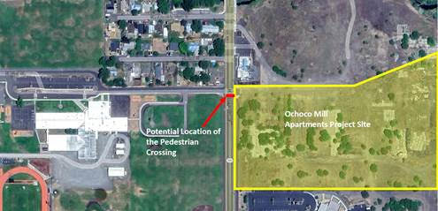 Ochoco Mill Apartments Pedestrian Crossing Analysis and Street Lighting Design - Lancaster Mobley project